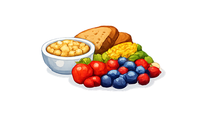 Fibre food illustration