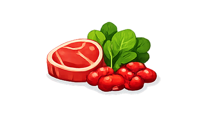 Iron food illustration